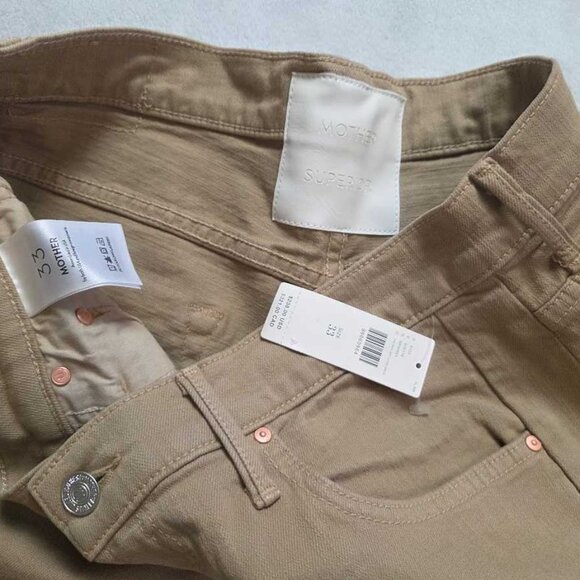 New 33 Mother x Anthropologie The Half Pipe Flood barrel jeans The Devil May - Picture 9 of 13